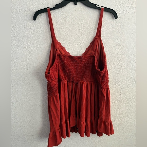 Torrid Ruffled Smocked Lace Babydoll
Spaghetti Strap Crinkle Gauze Tank Top 1 - Picture 4 of 11